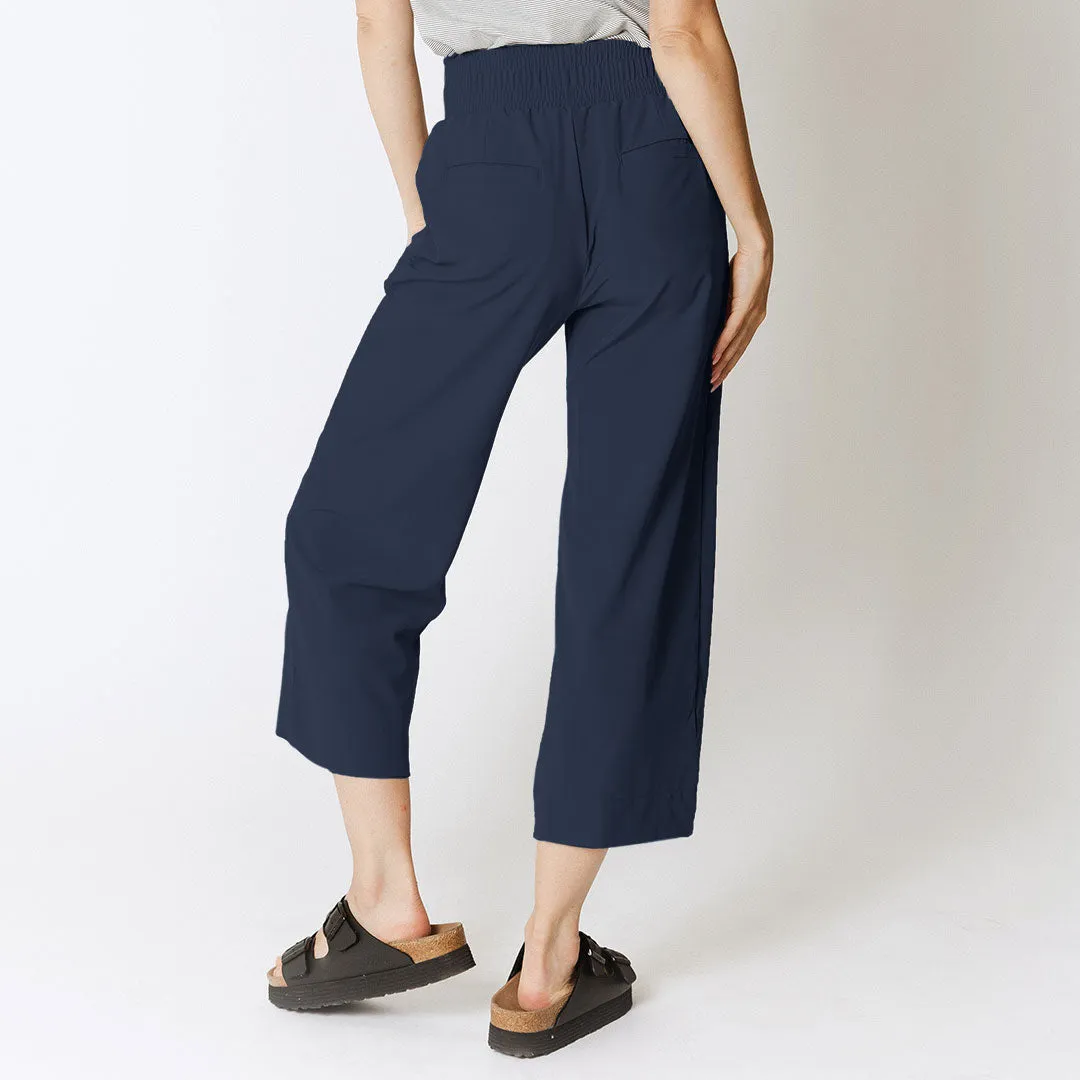 Audrey Wide Leg Pants, True Blue