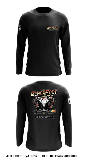 B Co 309th MI BN Core Men's LS Performance Tee - yALPZk