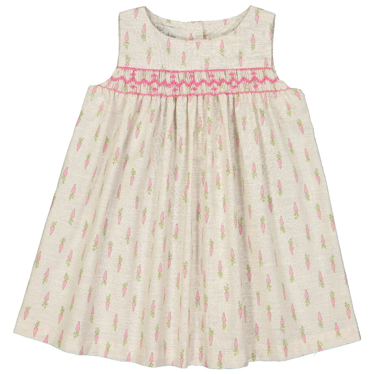 Baby Girl Suzie Carrot Print Dress