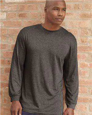 Badger Sport Men's Tri-Blend Long Sleeve T-Shirt - 4944