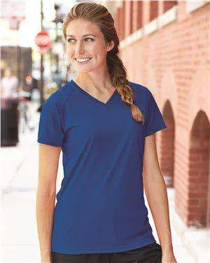 Badger Sport Women's B-Core V-Neck T-Shirt - 4162