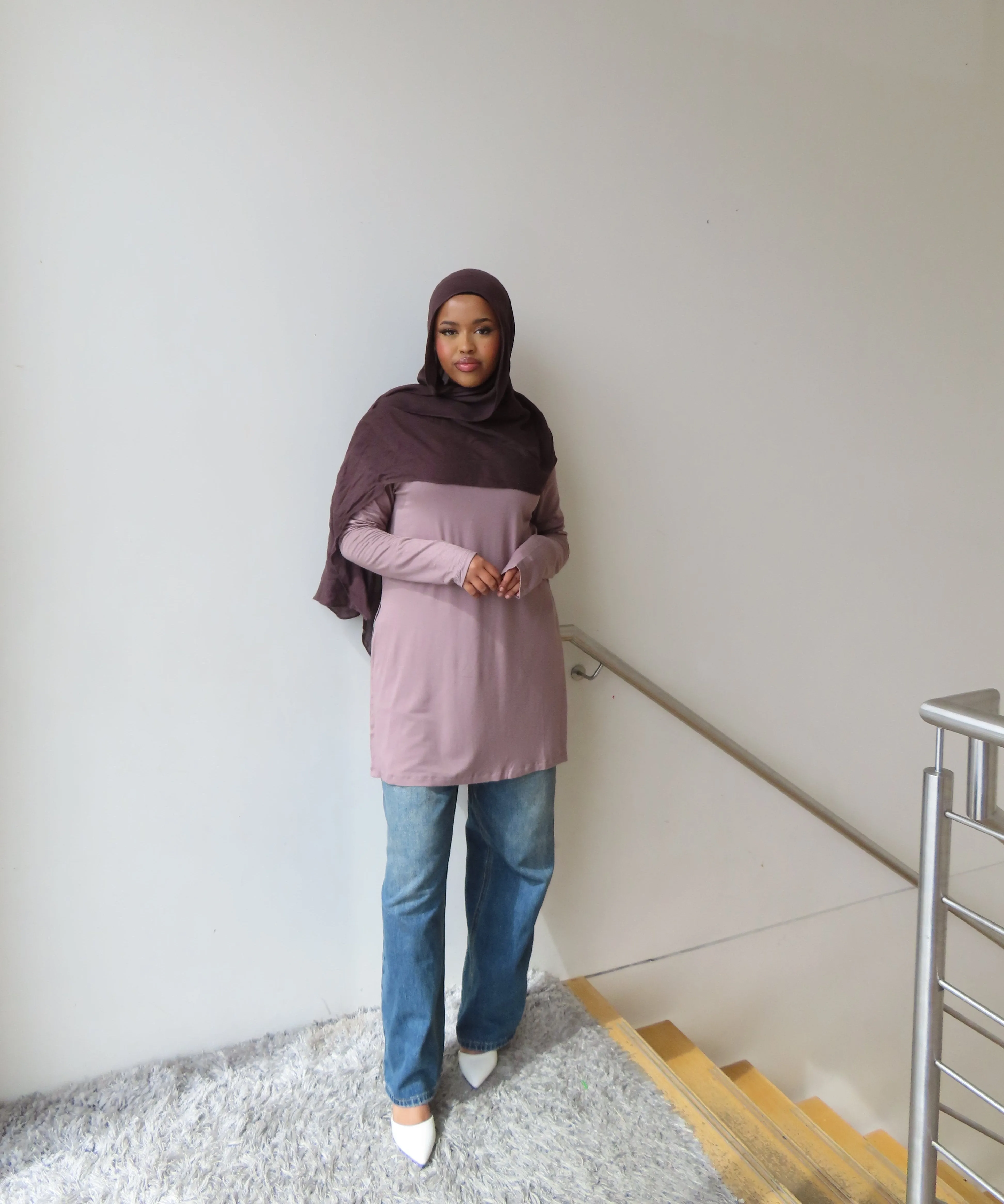 Basic Jersey Slit Top