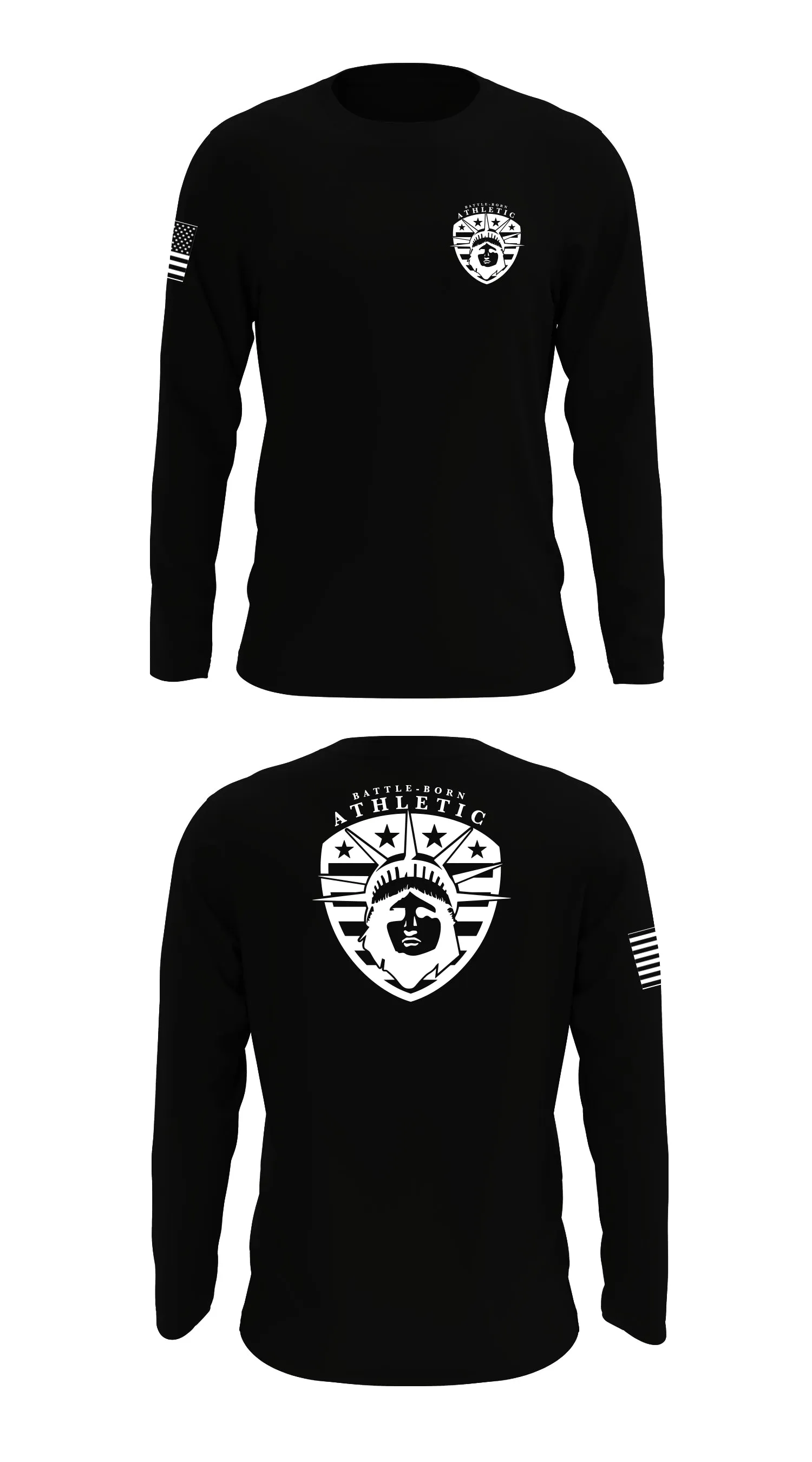 Battle-Born Athletic  Store 1 Core Men's LS Performance Tee - 51754762794