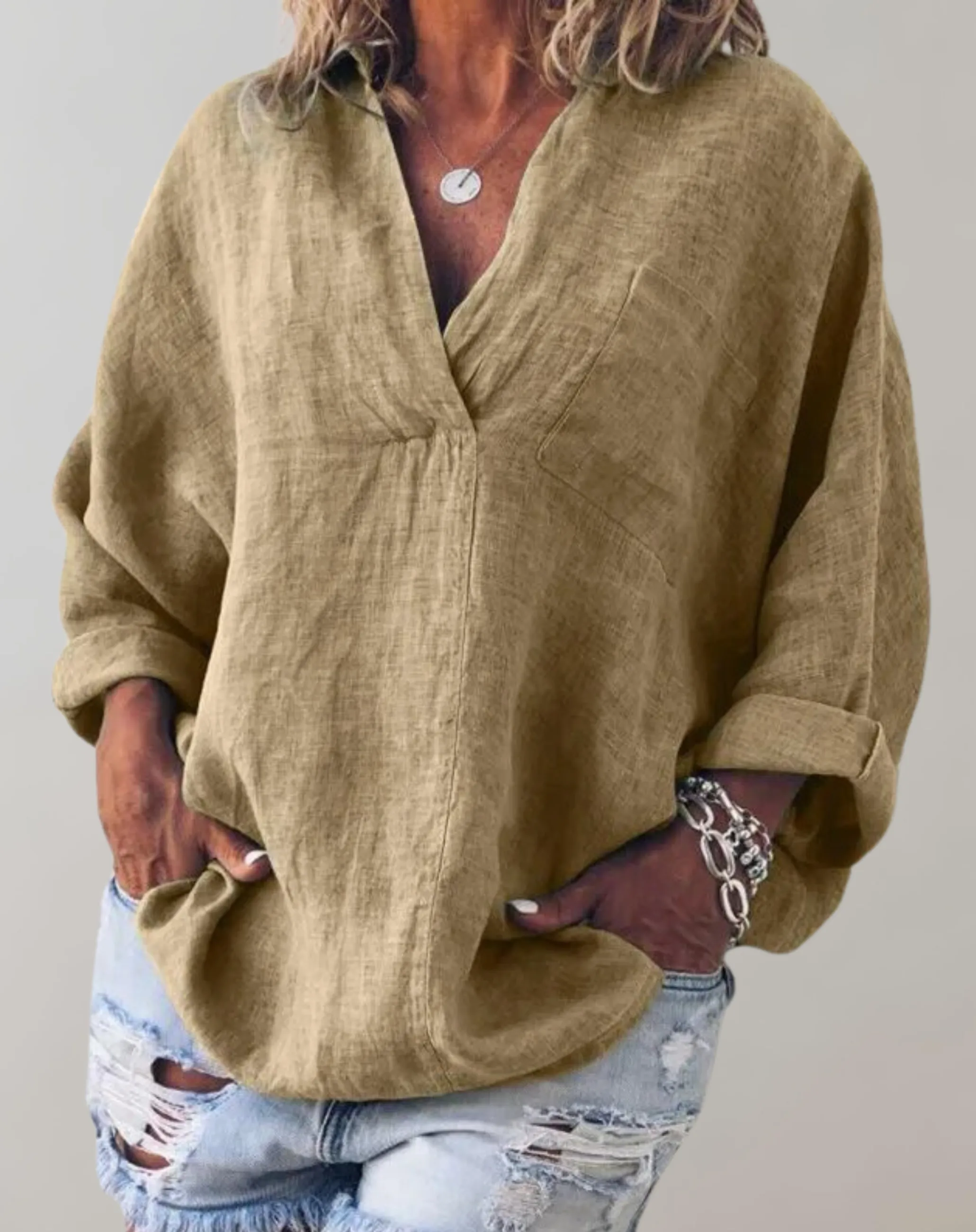 BB - Tunics Deep V Neck Shirts