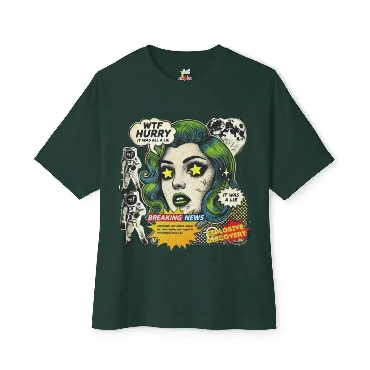 Beesmoove W.T.F it was a lie  Oversized Boxy Tee