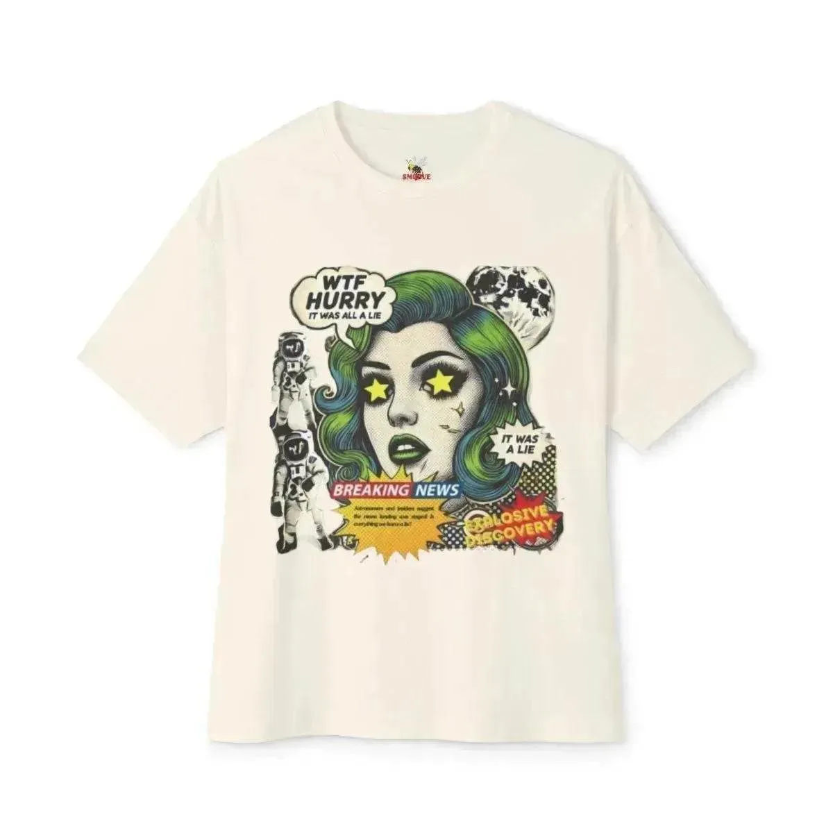 Beesmoove W.T.F it was a lie  Oversized Boxy Tee