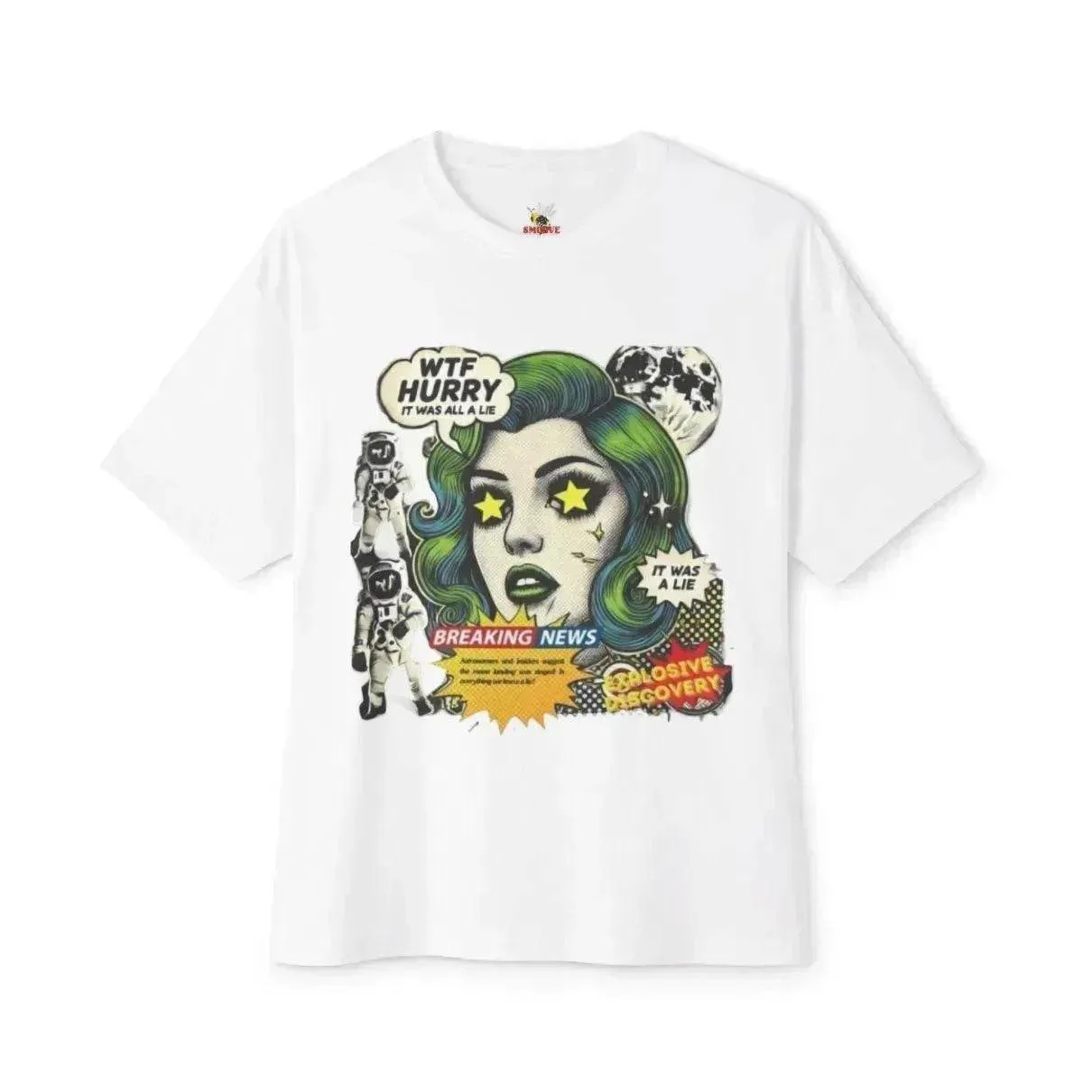 Beesmoove W.T.F it was a lie  Oversized Boxy Tee