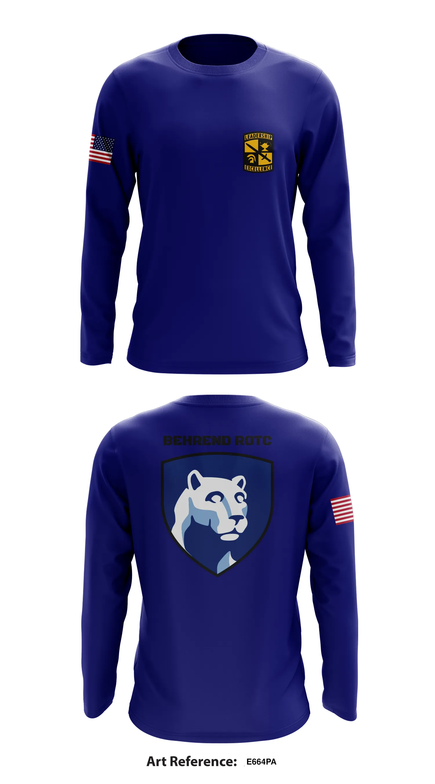 Behrend ROTC Core Men's LS Performance Tee - e664pA