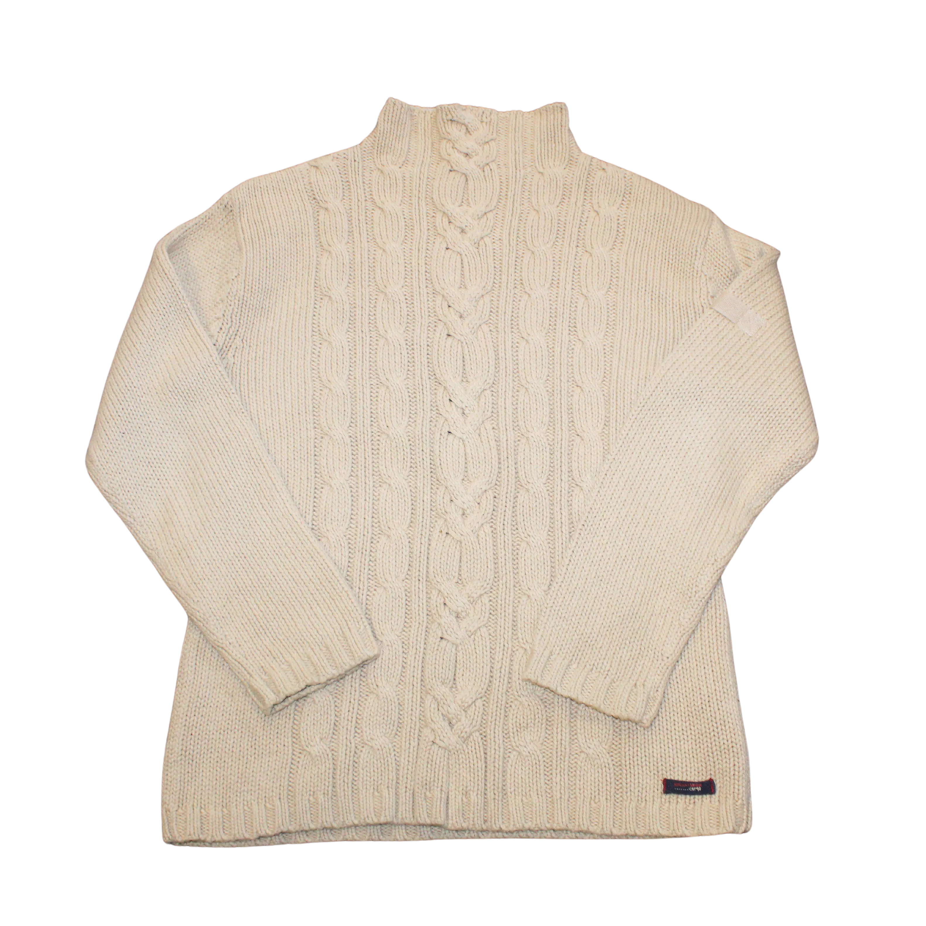 Beige Cable Knit Jumper