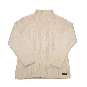 Beige Cable Knit Jumper