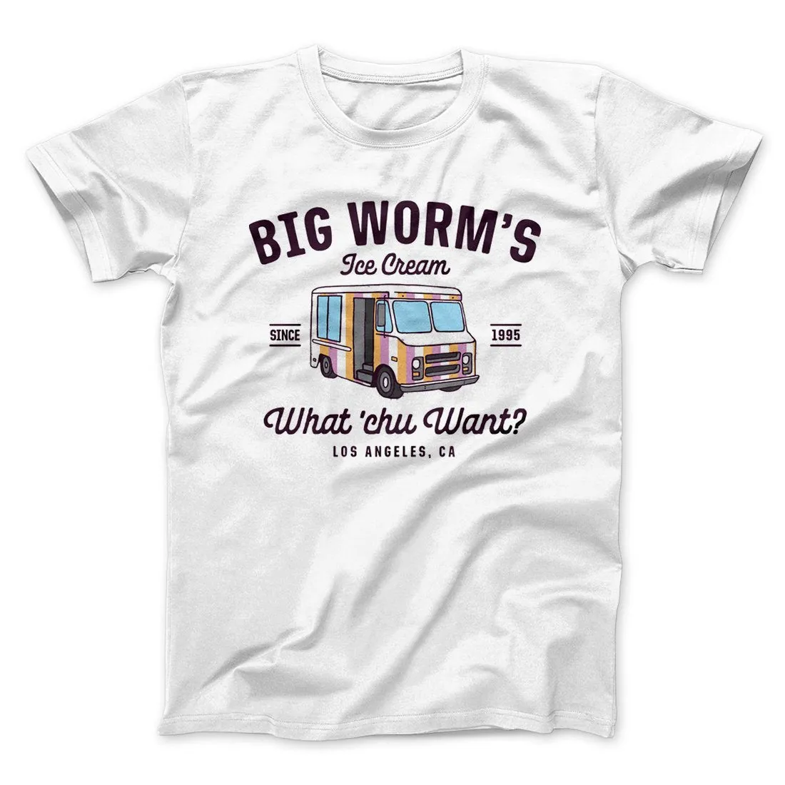 Big Worm's Ice Cream Funny Movie Men/Unisex T-Shirt