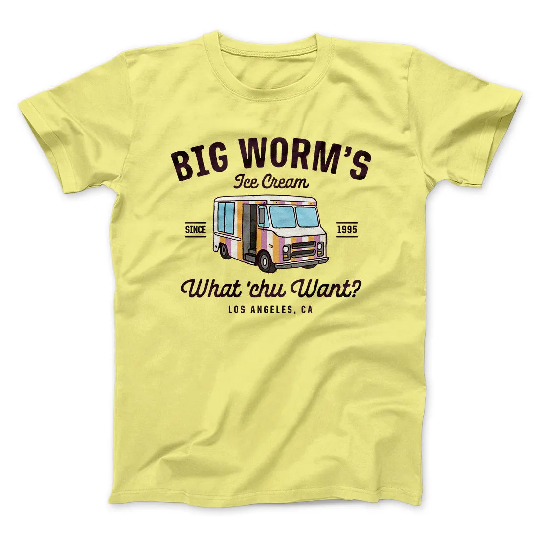 Big Worm's Ice Cream Funny Movie Men/Unisex T-Shirt