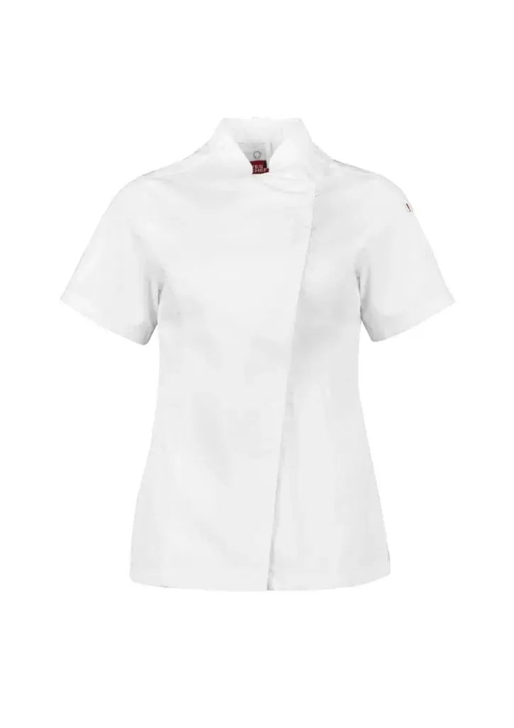 Biz Collection Womens Alfresco Short Sleeve Chef Jacket CH330LS
