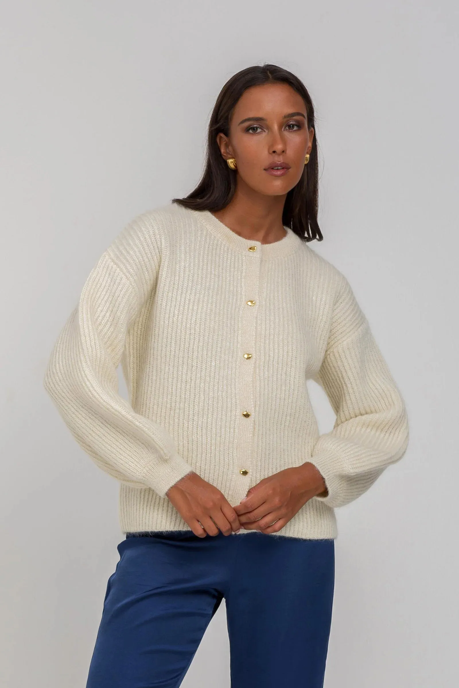 Blak Party in a Cardi - Ivory