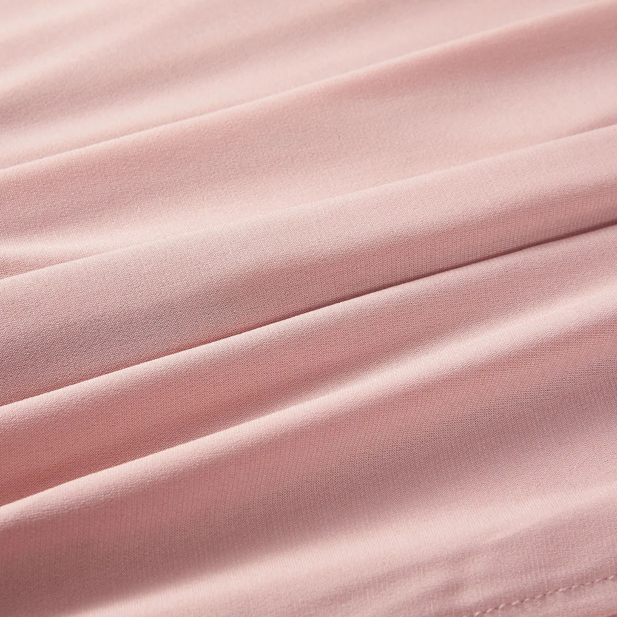 Blush A-Line Long Sleeve Jersey Cardigan