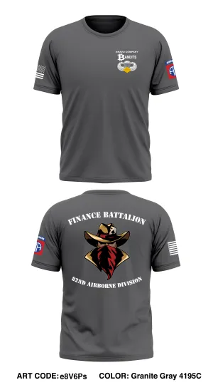 Bravo Company, Finance Battalion, 82nd Airborne Division Core Men's SS Performance Tee - e8V6Ps