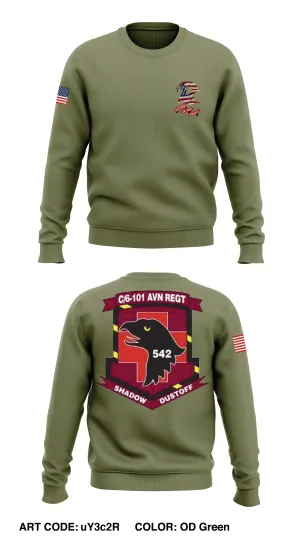 C Co, 6 BN, 101st CAB Store 1 Core Men's LS Performance Tee - uY3c2R