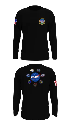 Cadet Space Operations Squadron (CSOPS) Store 1 Core Men's LS Performance Tee - 33291704447