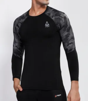 Camo Black Full Sleeve Compression