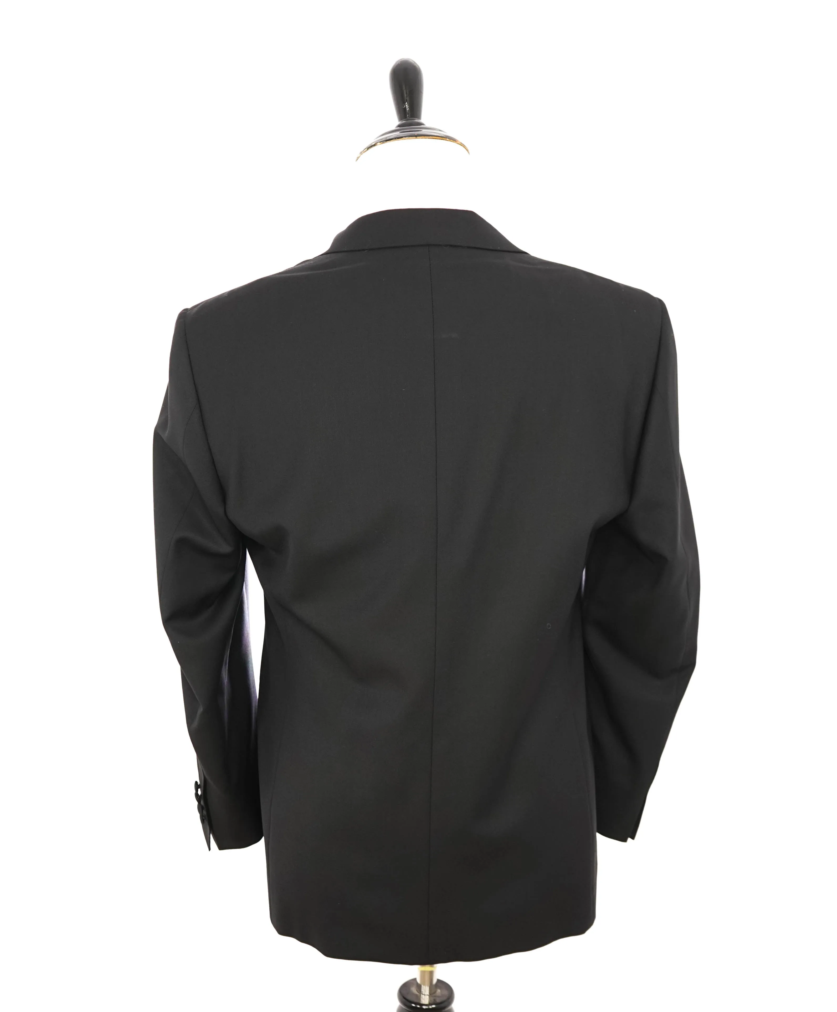CANALI - Black *CLOSET STAPLE* Notch Lapel Tuxedo Suit - 42S