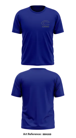 Center High School Yellowjackets Core Men's SS Performance Tee - bbk85b