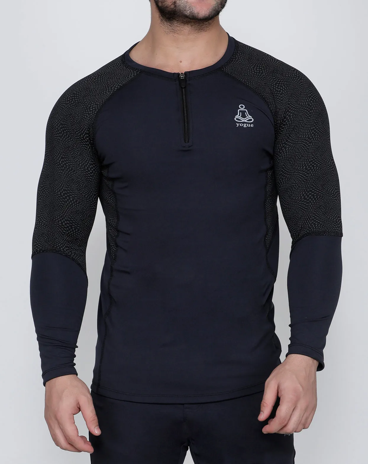 Charcoal Micro-Dotted Full Sleeve Compression