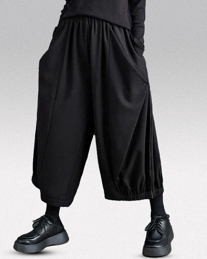 Chic Japanese Wide Leg Pants