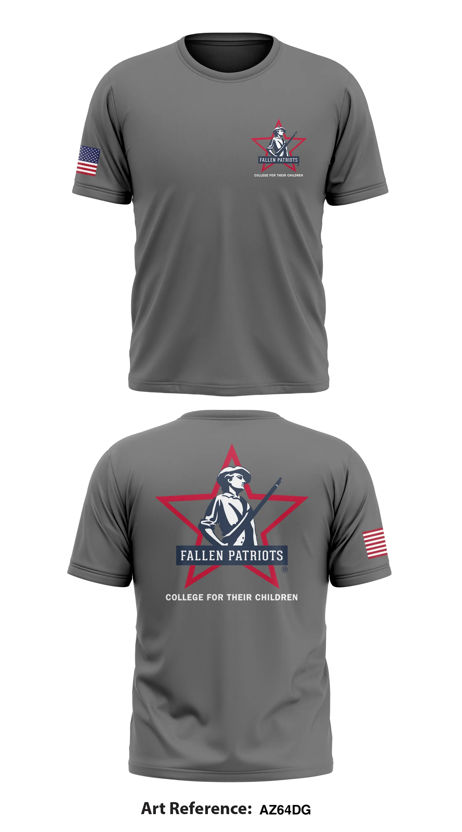 Children of Fallen Patriots Store 1 Core Men's SS Performance Tee - AZ64DG