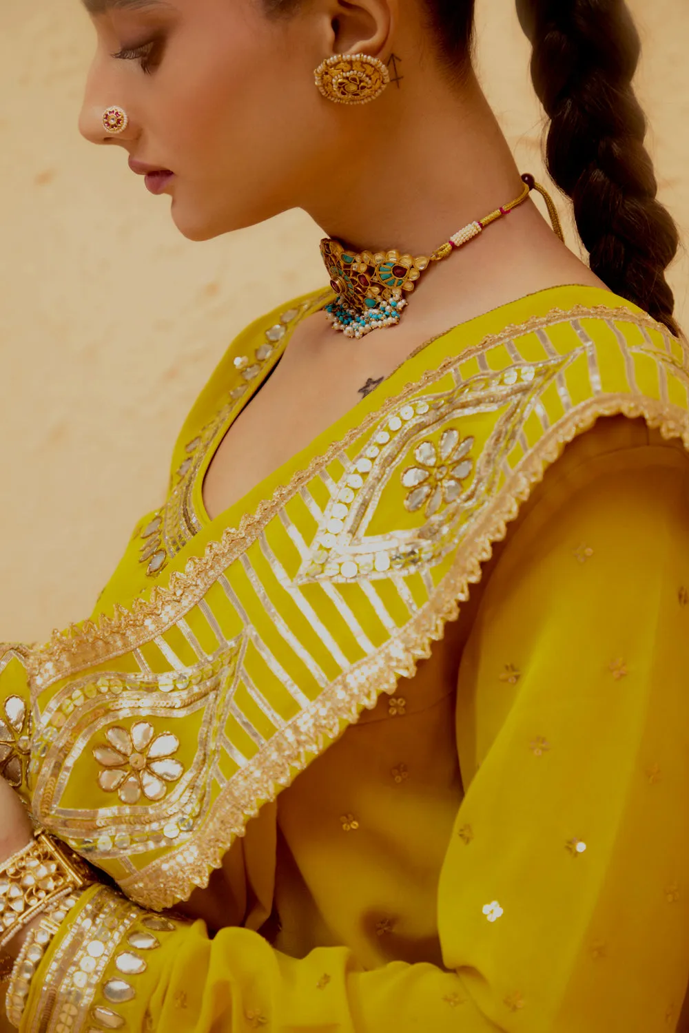 Citrine Yellow Suit