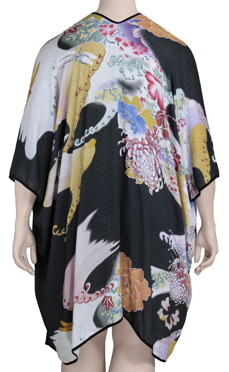 Citron Viscose Printed Cardigan