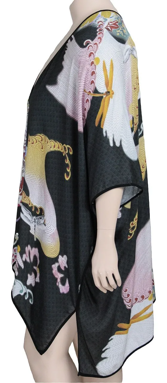 Citron Viscose Printed Cardigan