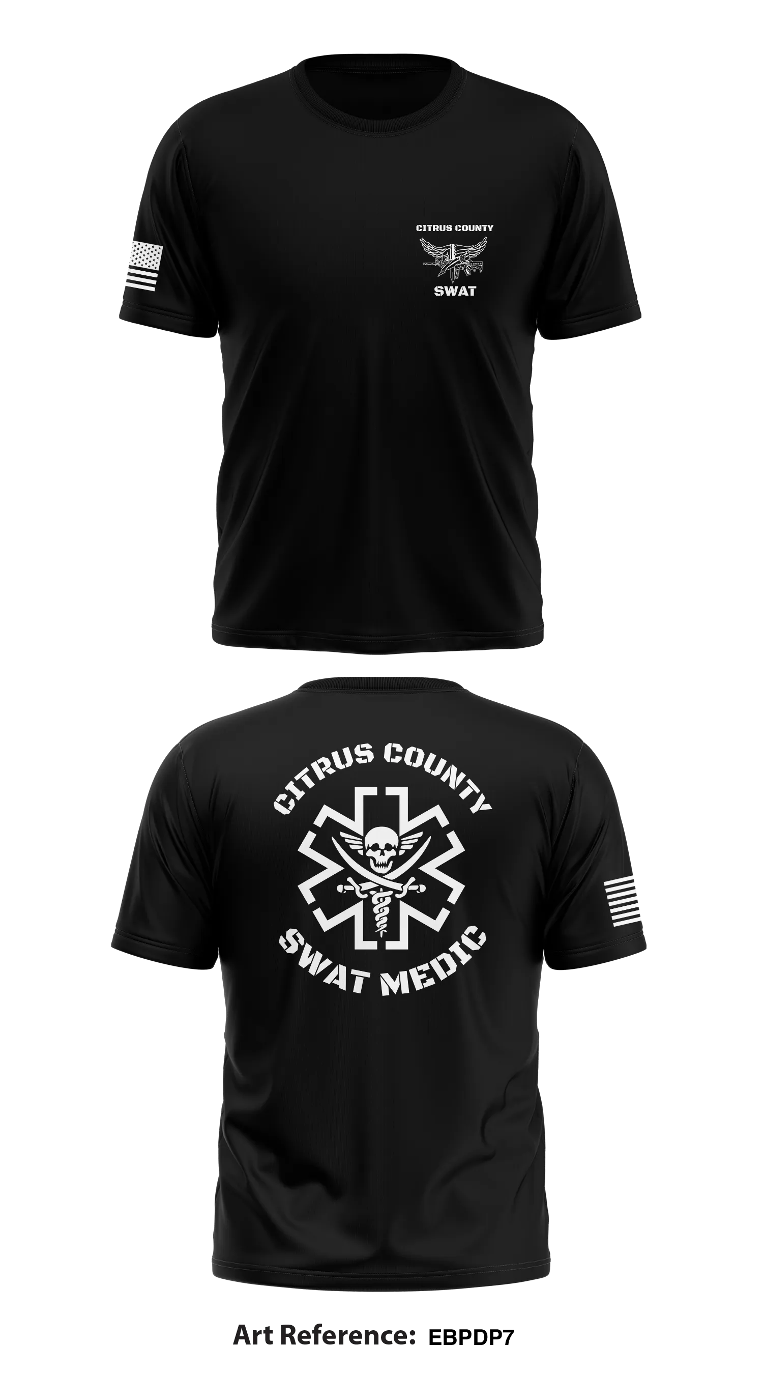 Citrus County Sheriff’s Office Store 1 Core Men's SS Performance Tee - ebPDp7
