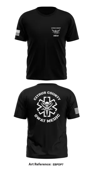 Citrus County Sheriff’s Office Store 1 Core Men's SS Performance Tee - ebPDp7