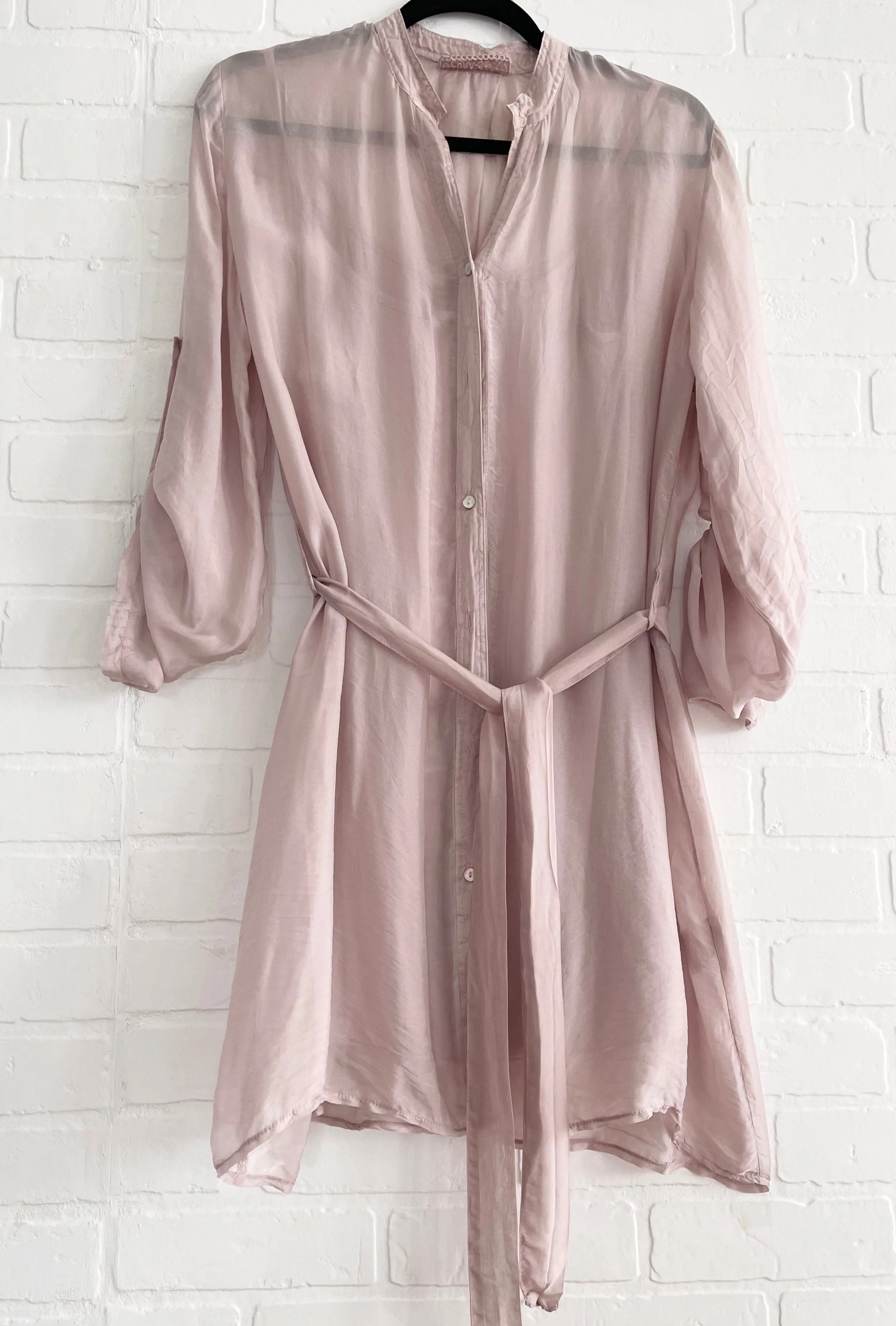 Classic Long Silk Shirt