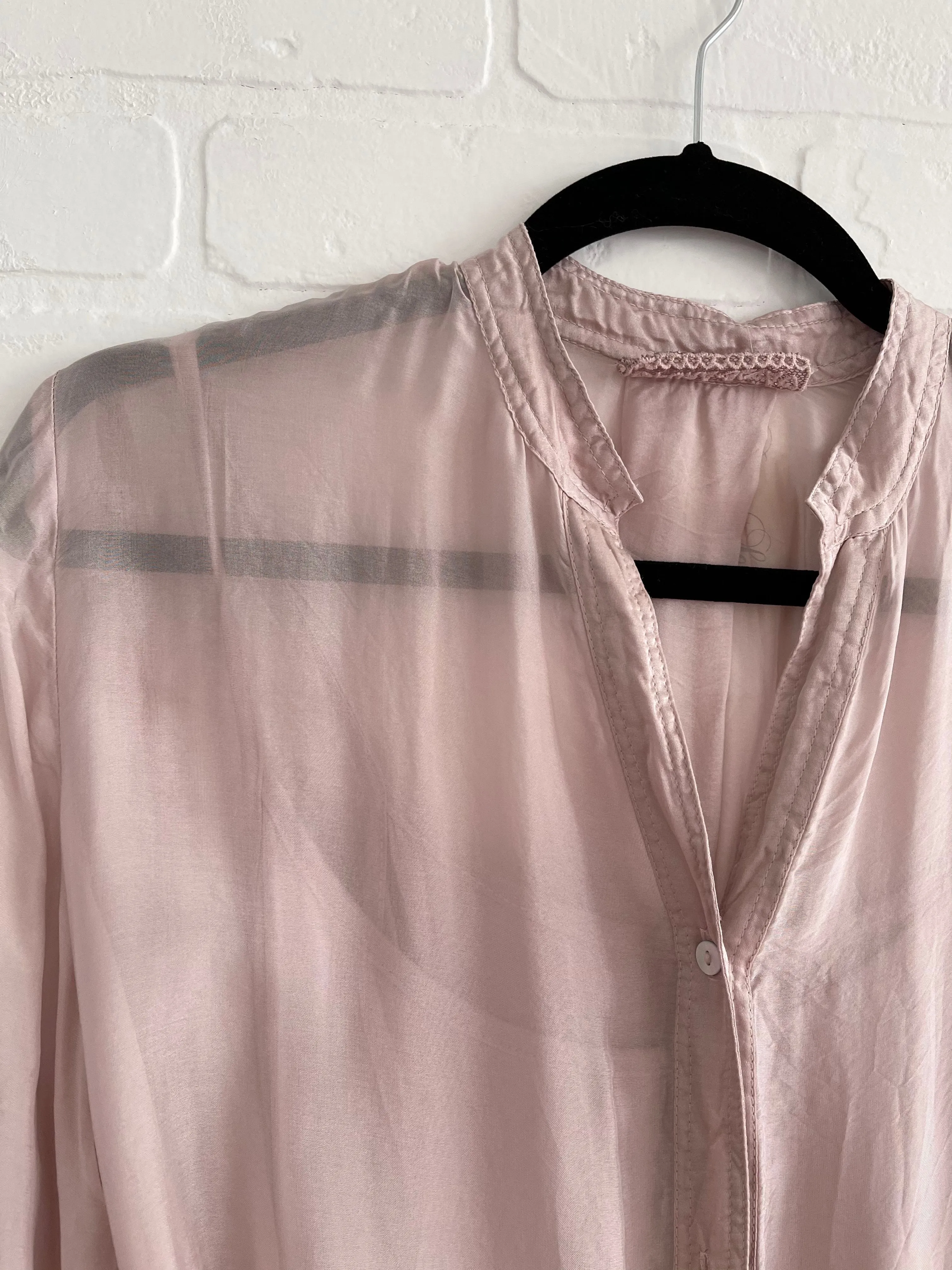 Classic Long Silk Shirt