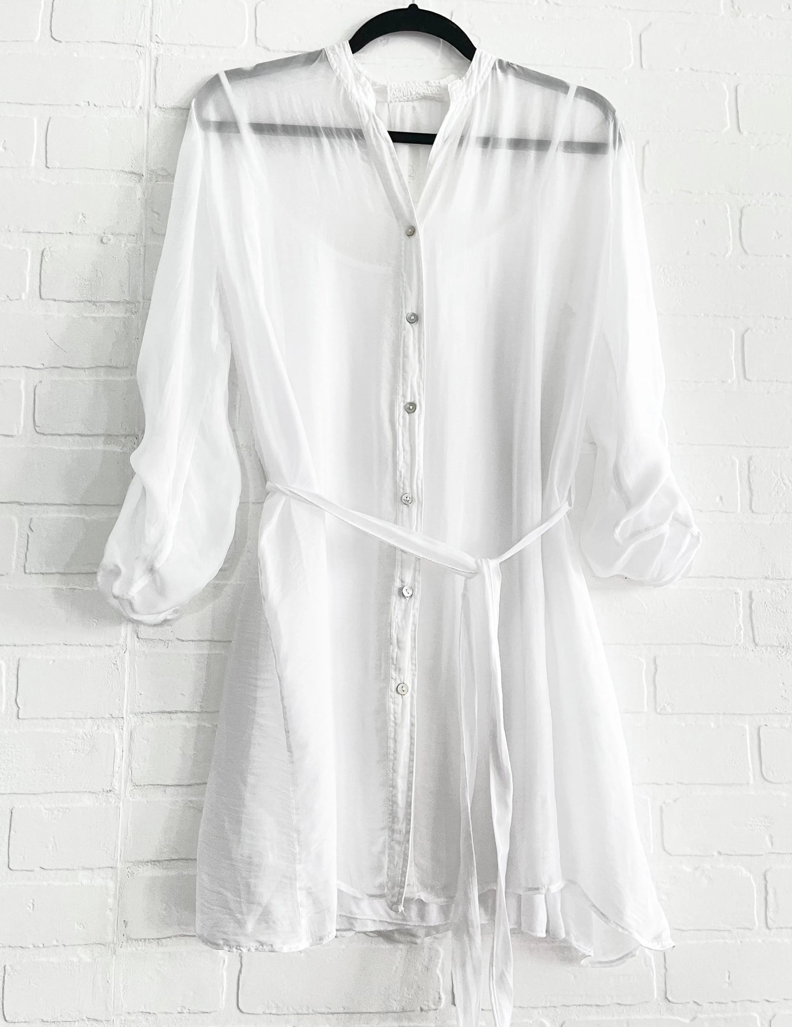 Classic Long Silk Shirt