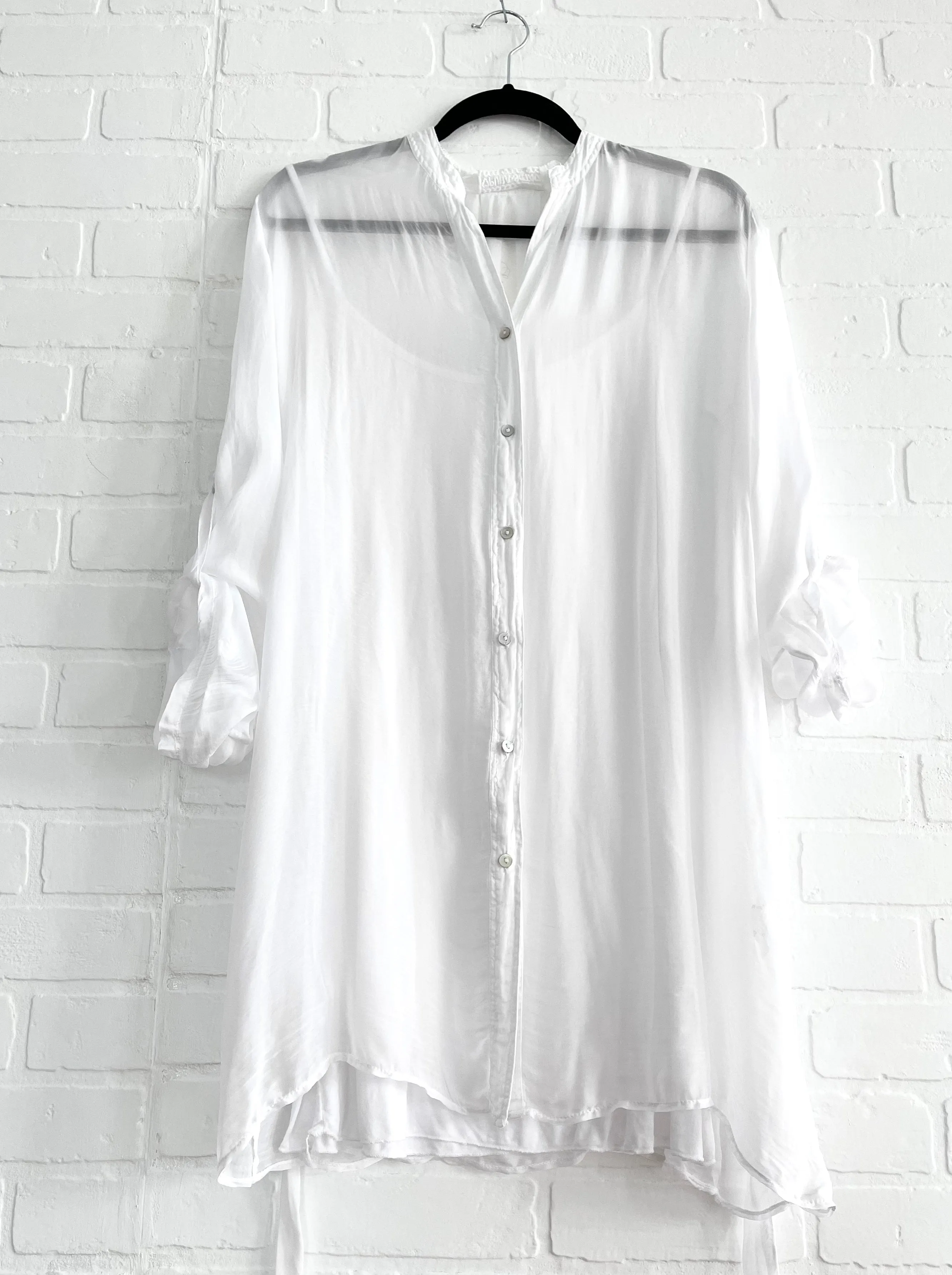 Classic Long Silk Shirt