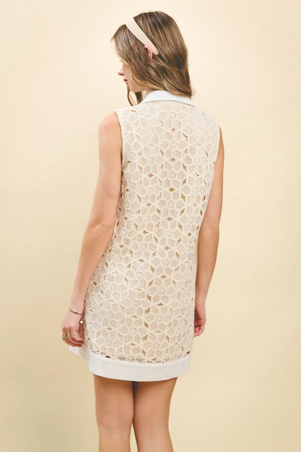Collared Lace Dress