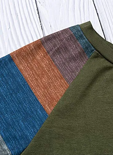 Color Block Flowy Tunic Shirt