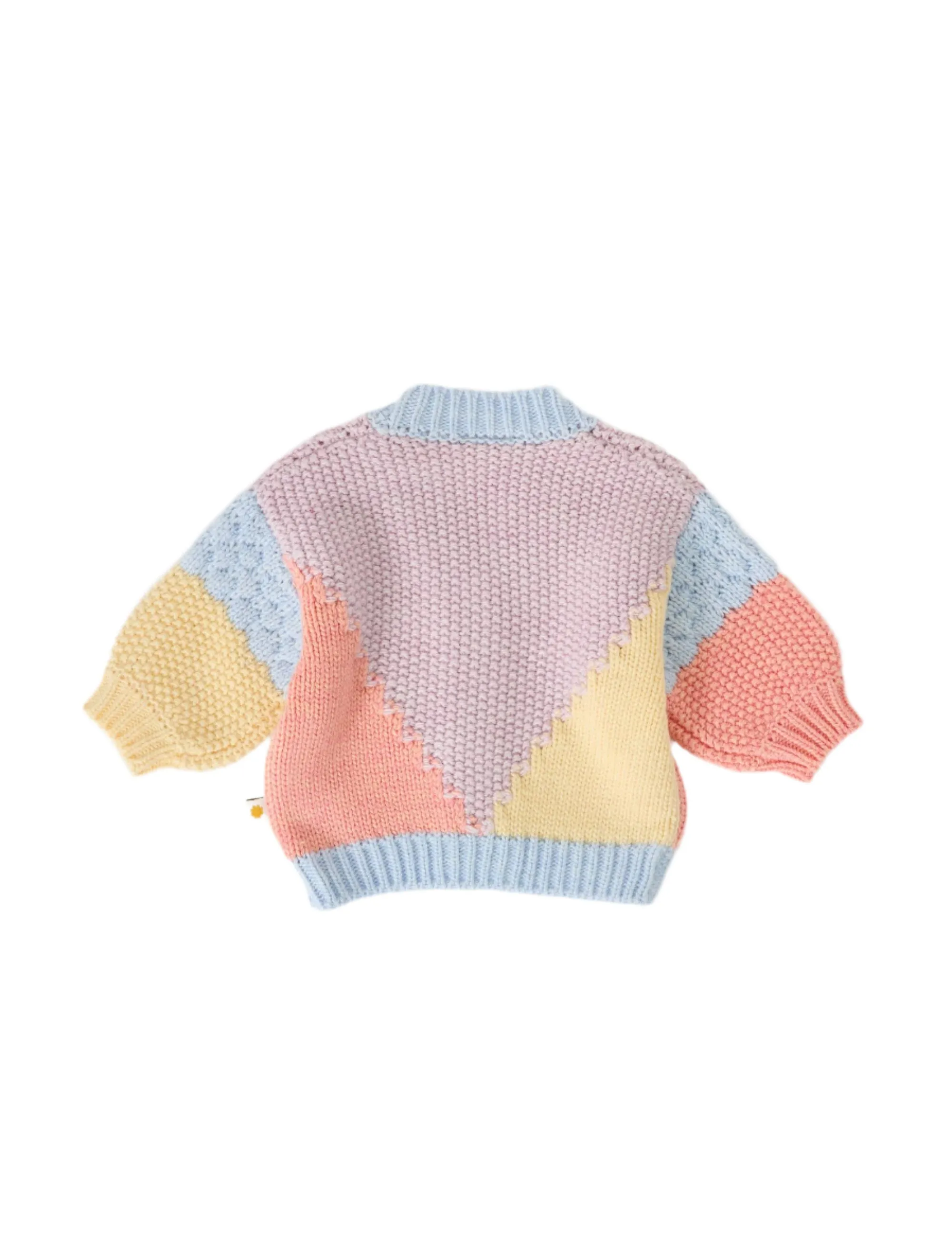COLOUR BLOCK KNIT CARDIGAN | Goldie   Ace
