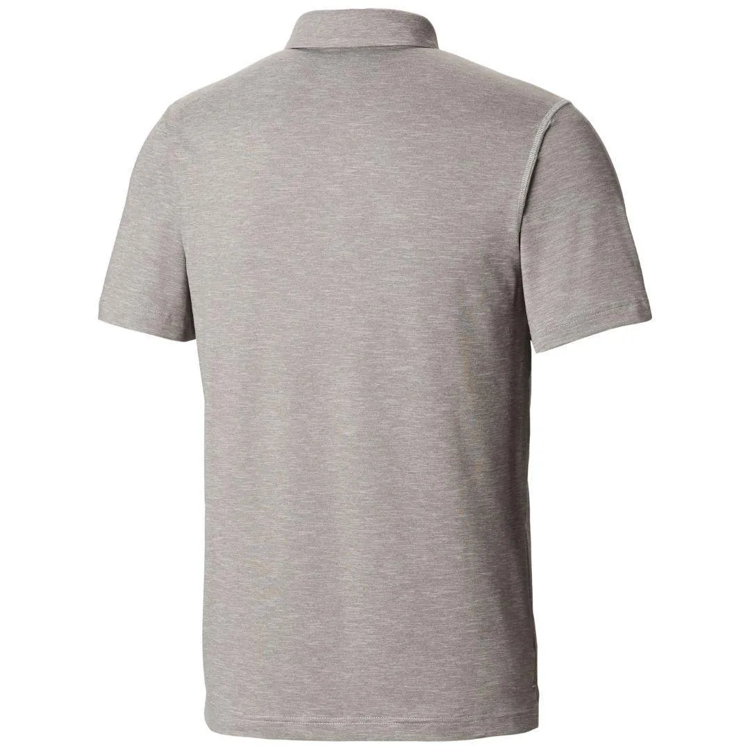 Columbia Men Grey Tech Trail Polo T-Shirt