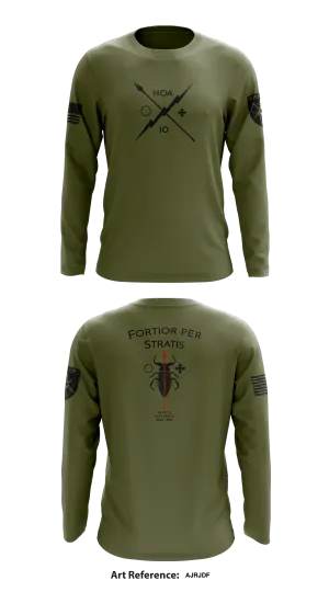 Combined Joint Task Force Horn of Africa Information Operations Cell Store 1 Core Men's LS Performance Tee - ajrJDF
