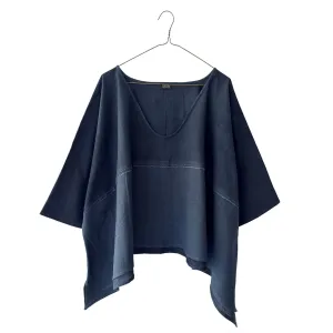Cotton Cropped Wide Tunic