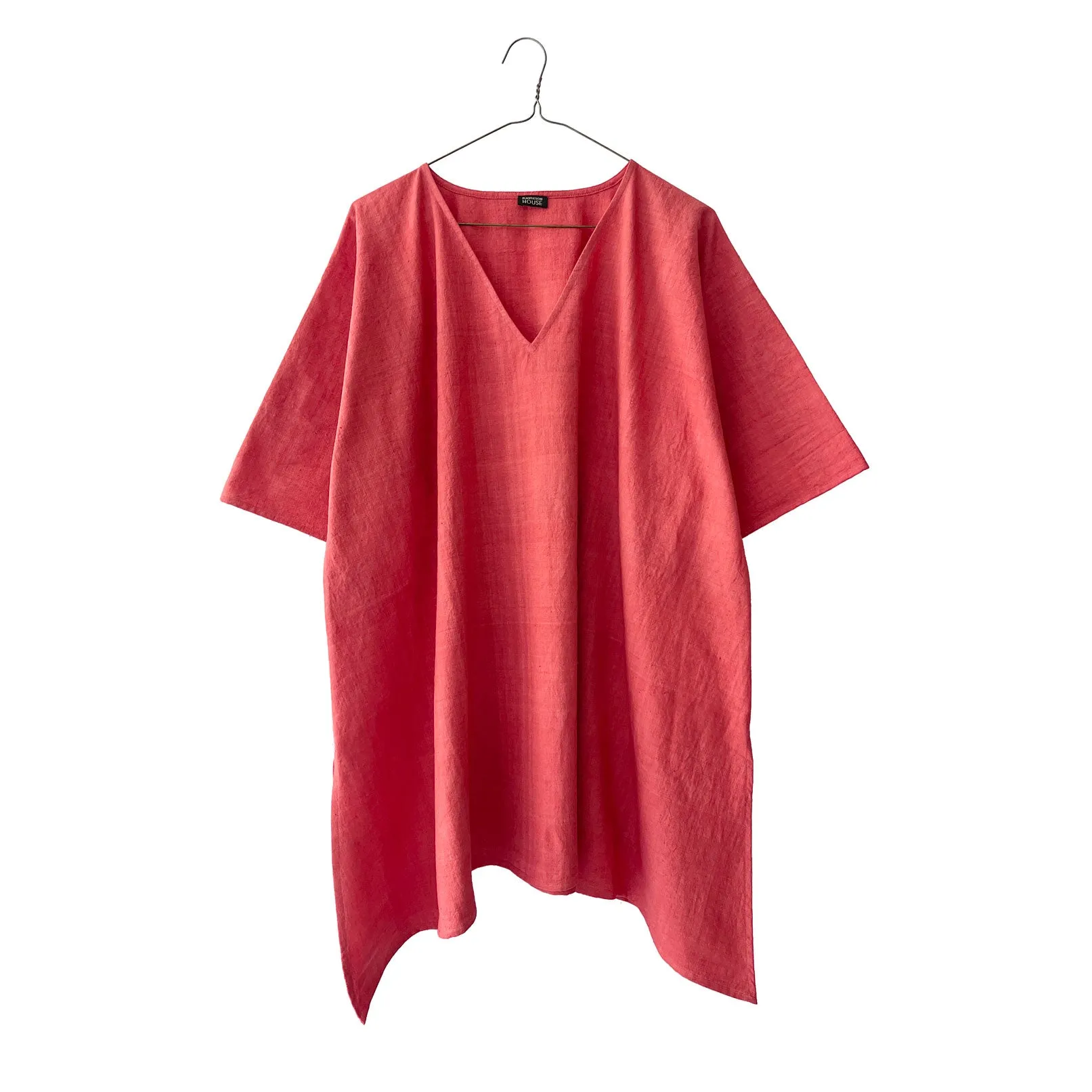 Cotton Long A-line Tee Tunic