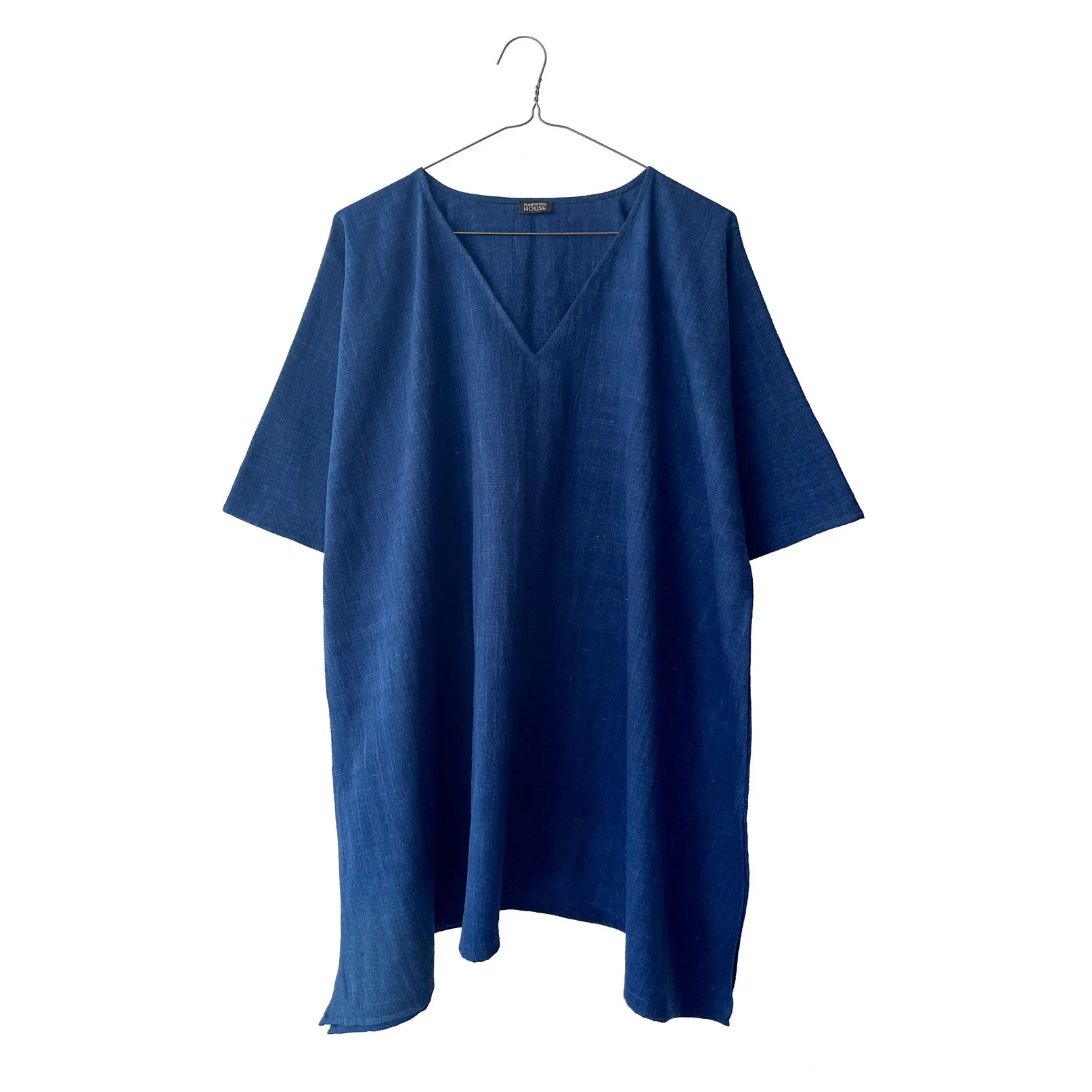 Cotton Long A-line Tee Tunic