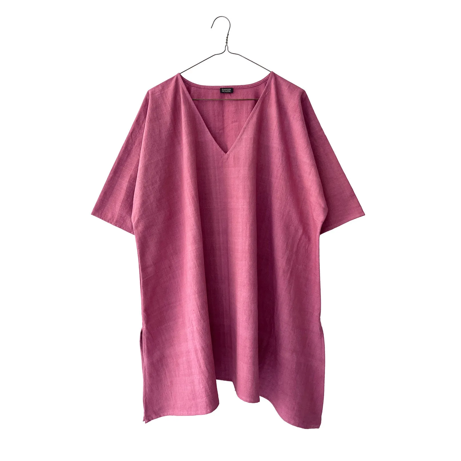 Cotton Long A-line Tee Tunic