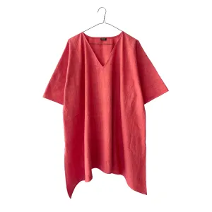 Cotton Long A-line Tee Tunic