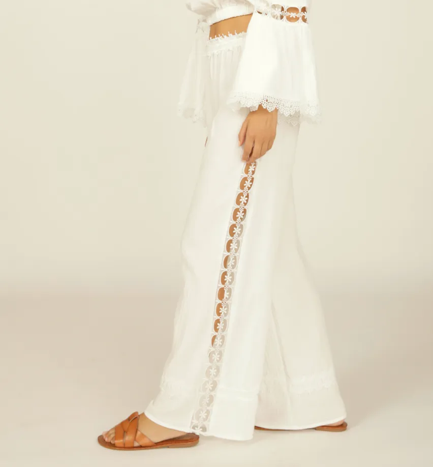 Crochet Wide Leg Pant