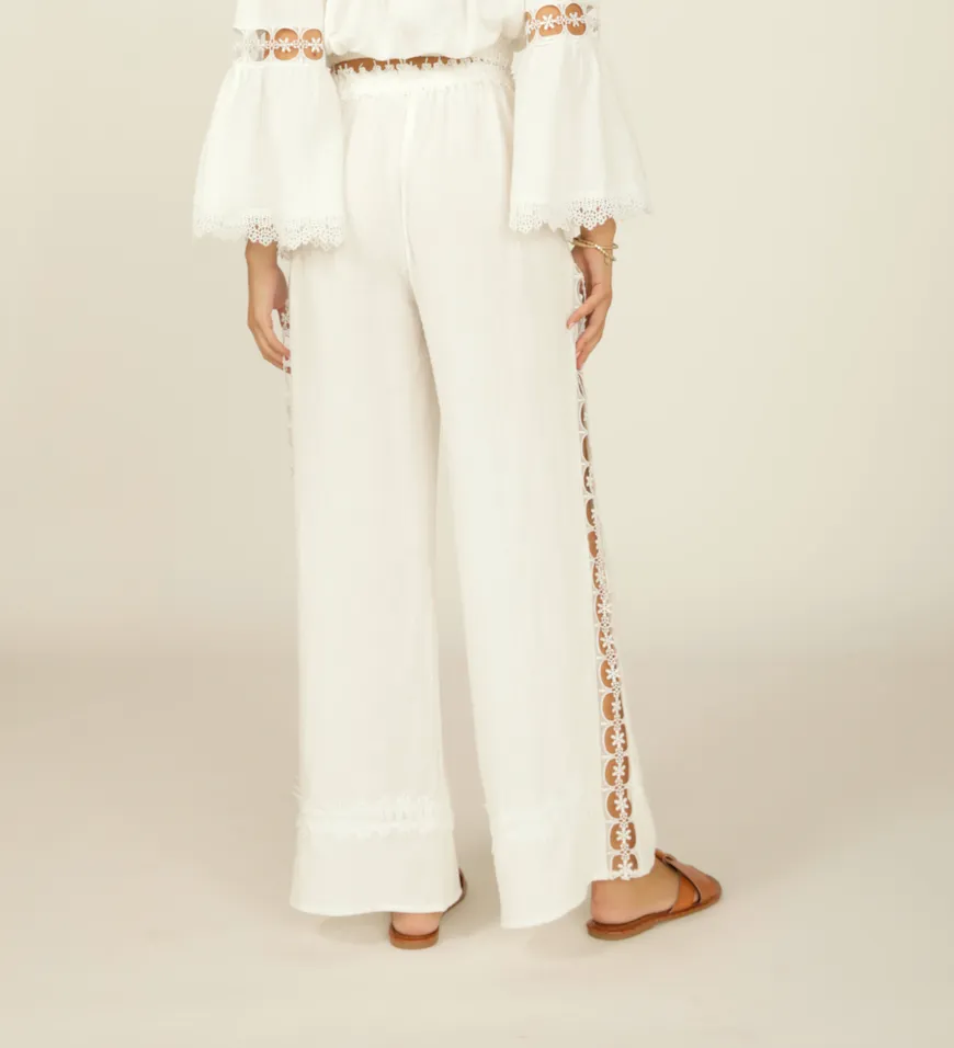 Crochet Wide Leg Pant