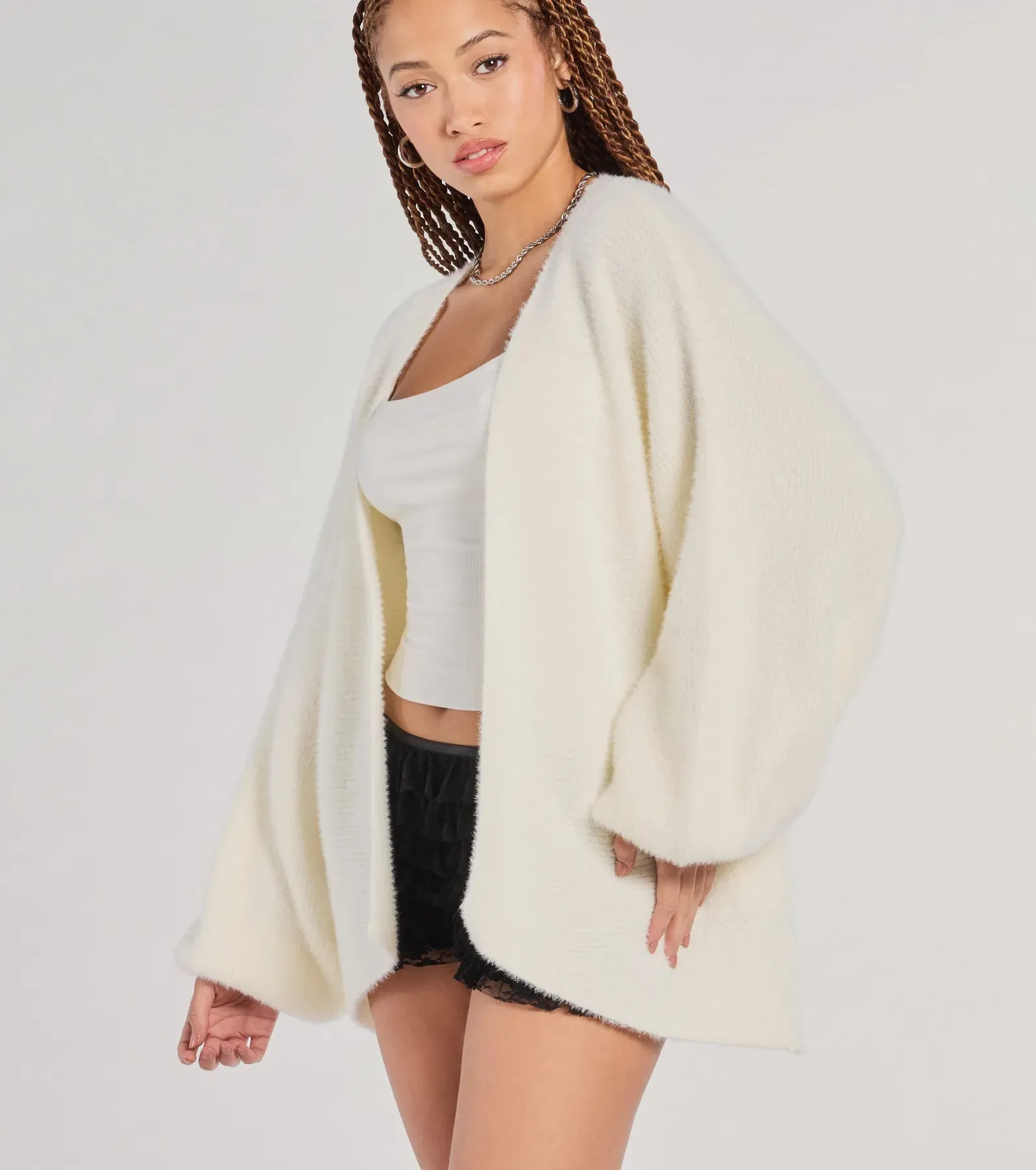 Cuddle Weather Eyelash Knit Cardigan